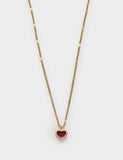 Katie Loxton gold coated heart pendant necklace (British brand)