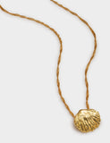 Katie Loxton gold plated shell necklace (British brand)