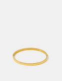 Accessorize gold tone stainless steel hinged bangle - British product