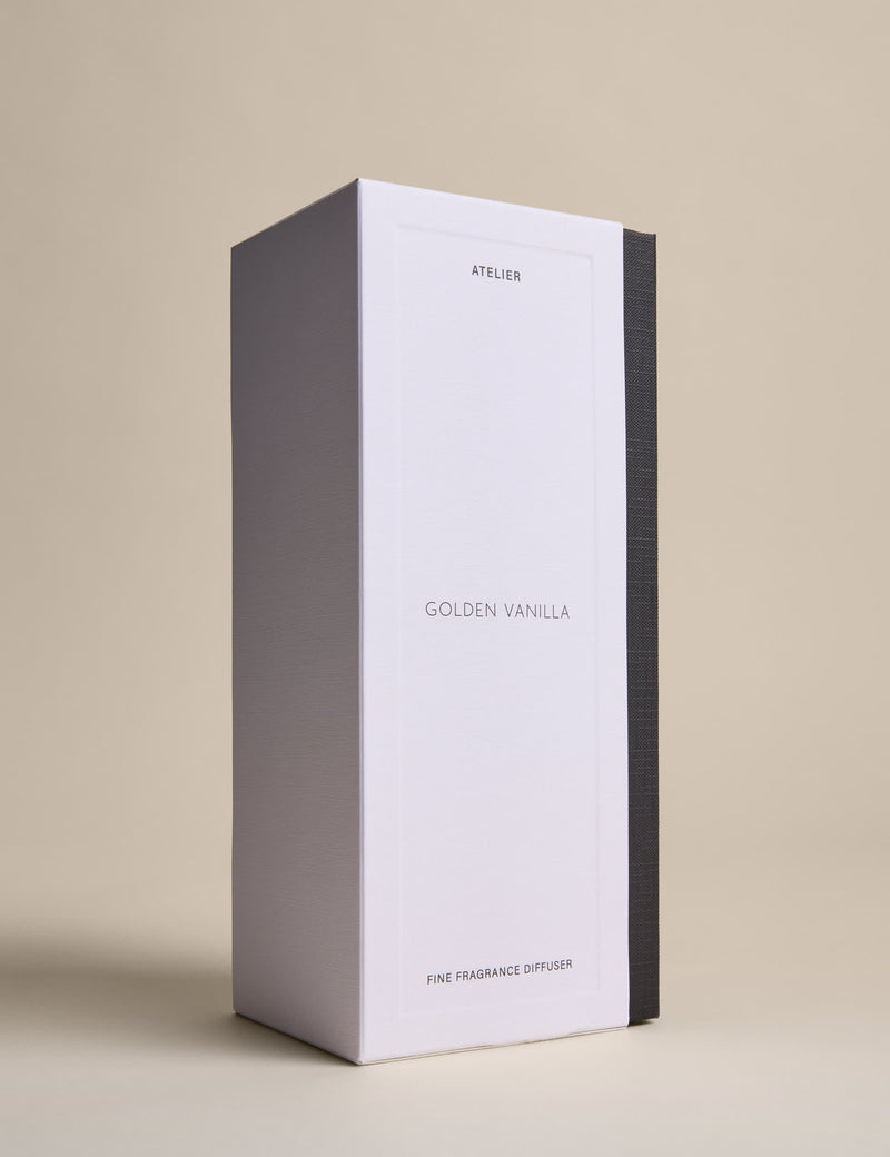 Atelier Golden Vanilla home fragrance reed diffuser 200ml, UK version