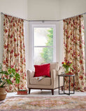 Laura Ashley Gosford pure cotton pencil pleat curtains (British brand)