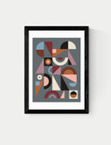 East End Prints Graphic IX framed art print (British brand)