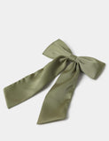 OG green large hair bow - British product