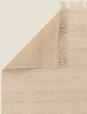 Asiatic Grove Sand Rug wool-rich flatweave rug, imported from the UK