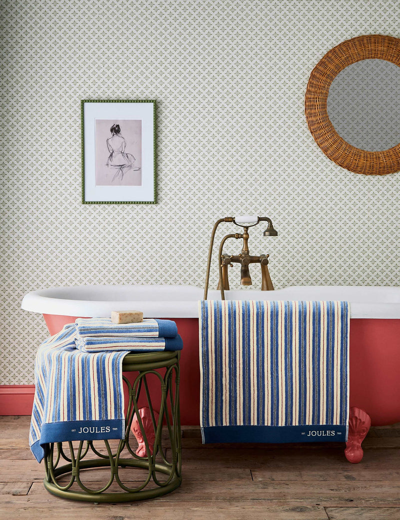 Grove Stripe 100% cotton towel in hand bath and sheet sizes, UK version