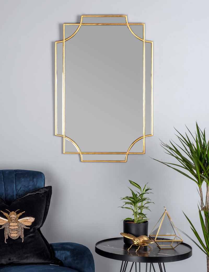 Guapo rectangular wall mirror 90x60cm, UK version