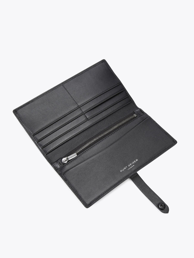 Kurt Geiger London black leather wallet - British product