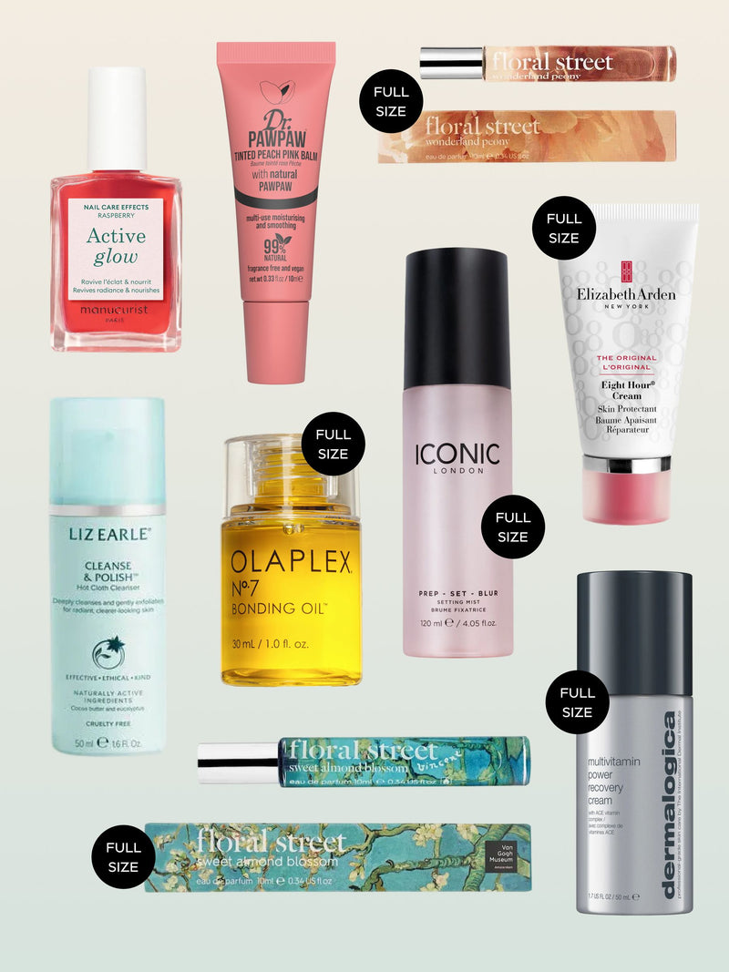 Studio Sweet Almond Blossom beauty box from Lucy Mecklenburgh (British brand)