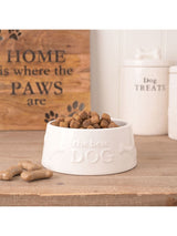 Next Widdop White Paw Prints Small Dog Bowl- Buy online at McGrocer