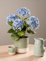 Next Scottish Everlastings Ltd Blue Artificial Real Touch Mophead Hydrangea 53cm- Buy online at McGrocer