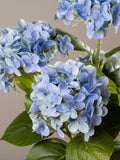 Scottish Everlastings faux blue hydrangea 53cm (British brand)