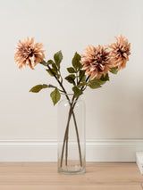 Next Scottish Everlastings Ltd Dusky Pink Artificial Dalia Flower Stems (3 Stems)- Buy online at McGrocer