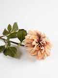 Scottish Everlastings artificial dusky pink dahlia stems (British brand)