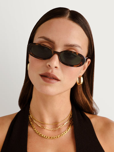 Next Le Specs Outta Love Brown/Green Sunglasses- Buy online at McGrocer