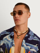 Next Le Specs Brown Mythic Sunglasses- Buy online at McGrocer