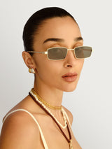 Next Le Specs Gold Bizarro Sunglasses- Buy online at McGrocer