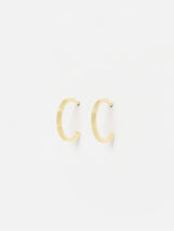 Next Oliver Bonas Anita Ridged Plated Hoop Earrings- Buy online at McGrocer