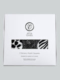 Etta Loves black white sensory muslin 3 pack, imported from the UK