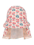 Konges Sløjd pink UV frill sun hat - British product