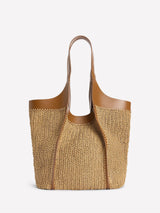 Next Boden Cream Straw Tote- Buy online at McGrocer