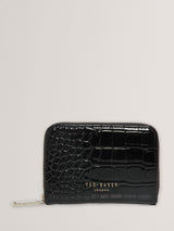 Next Ted Baker Black Varlee Croc Effect Small Zip Around Wallet- Buy online at McGrocer