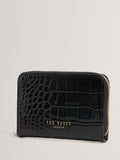 Ted Baker Varlee croc effect small zip wallet - British product