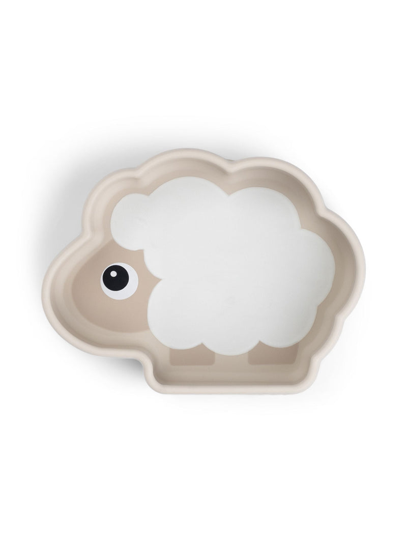 Done by Deer baby bowl Sheepy Sand 300ml - British product