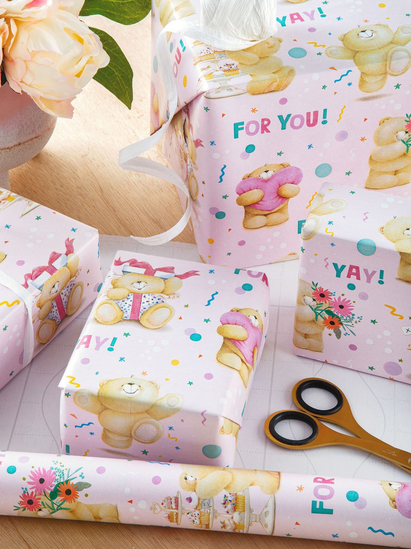 Hallmark Forever Friends wrapping paper 3 rolls, UK version