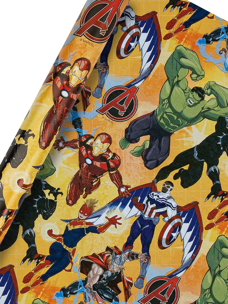 Hallmark Marvel Avengers wrapping paper 3 x 2m rolls - British product