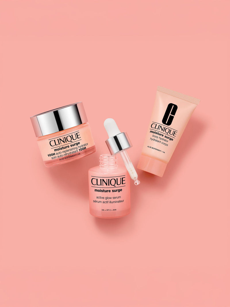 Clinique Moisture Surge gift set skincare trio - British product