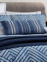Next Bedeck of Belfast Indigo Kayah Cushion 70x40cm- Buy online at McGrocer
