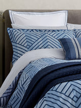 Next Bedeck of Belfast White Kayah Embroidered 180 Thread Count Cotton Square Pillowcase- Buy online at McGrocer