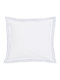 Bedeck of Belfast embroidered square pillowcase 180 thread count cotton - British product