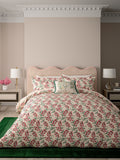 V&A green ornamental tree cushion 45x45cm, imported from the UK