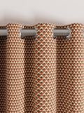 Ted Baker Terracotta Palm Geo blackout curtains, imported from the UK