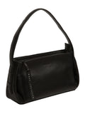 Pure Luxuries London black Rosamund leather grab bag (British brand)
