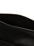 Cultured London black Ondine leather shoulder bag - British product