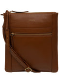 Pure Luxuries London brown Wren leather cross body bag - British product