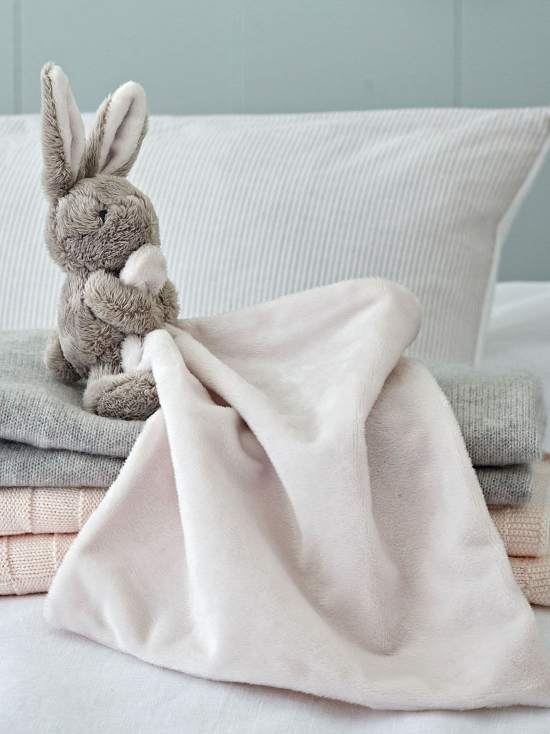The White Company pink Bonnie Bunny baby comforter, UK version