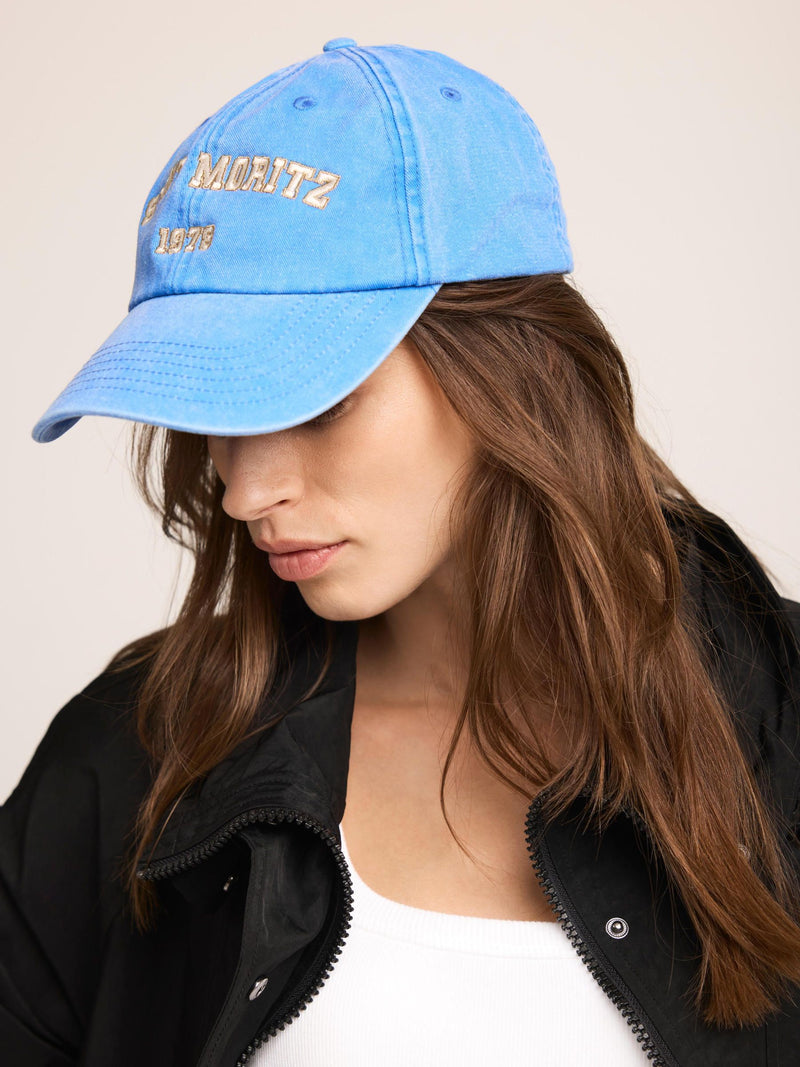 Mint Velvet blue Saint Moritz cap - British product