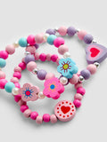 JoJo Maman Bébé multicolour bracelets 6-pack - British product
