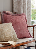William Morris At Home Brick Pink Marigold cushion - British product