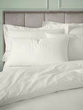 Bianca cotton pillowcases cream 180 thread count - British product