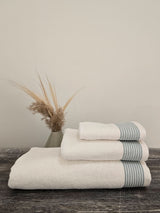 Next Casa Lusso 3 Piece Slate Colourful Trinity Turkish Cotton Towel Set- Buy online at McGrocer