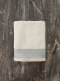 Casa Lusso slate Turkish cotton towel set (British brand)