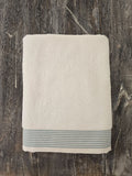 Casa Lusso slate Turkish cotton towel set (British brand)
