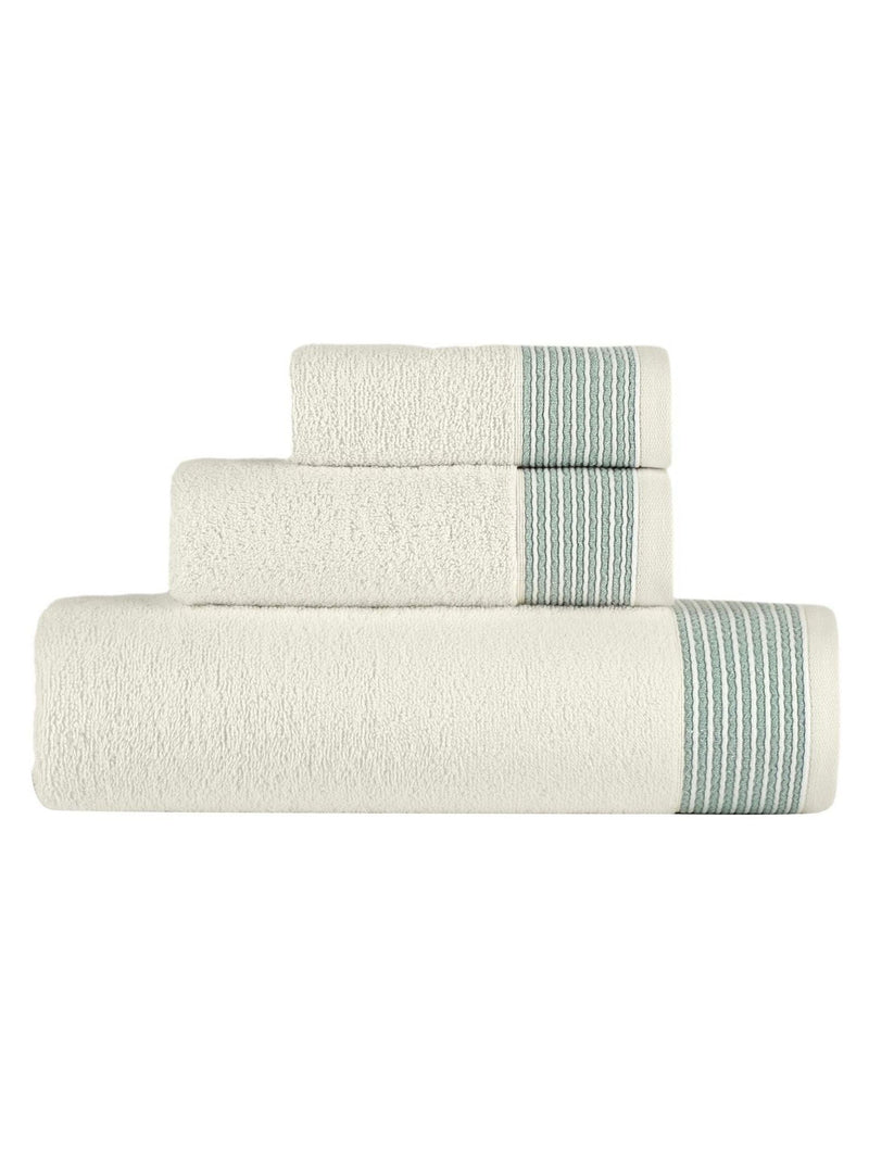 Casa Lusso slate Turkish cotton towel set (British brand)