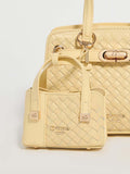 Dune London micro bag charm yellow (British brand)