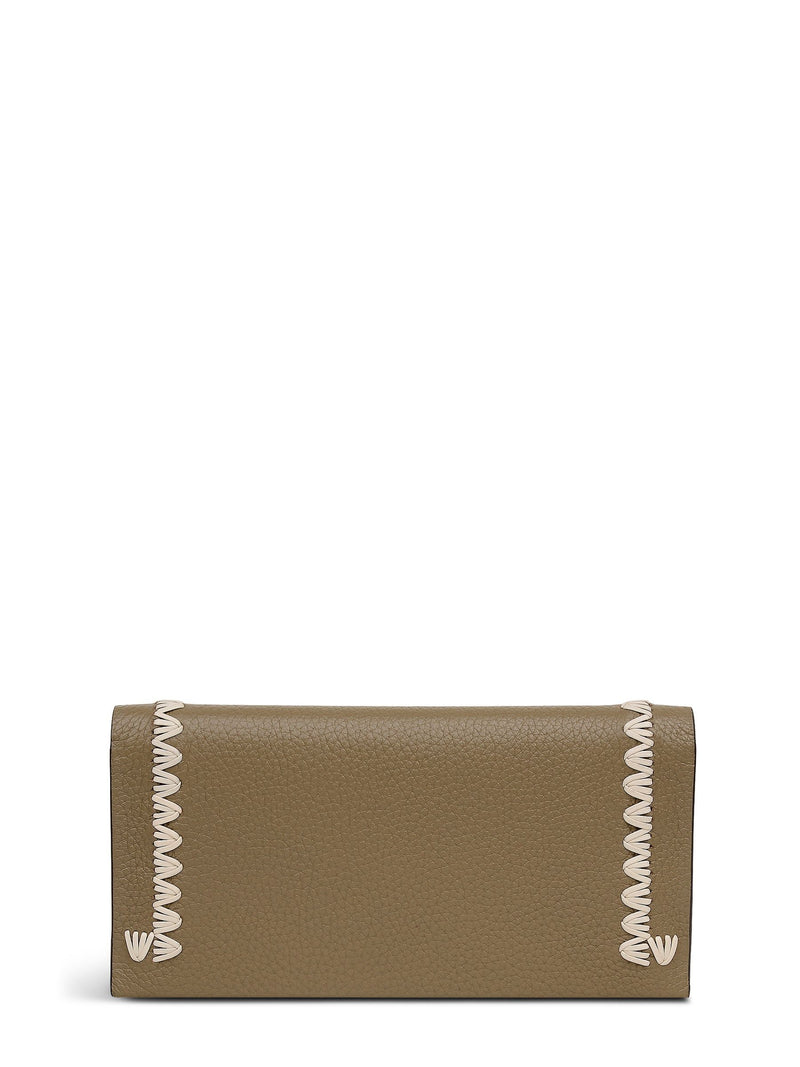 Radley Brown Oak Street Stitch Large Leather Wallet, UK version