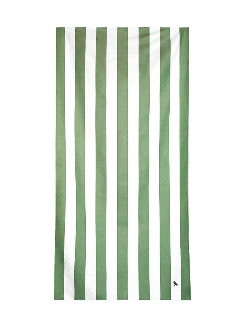 Dock & Bay green quick dry beach towel, UK version